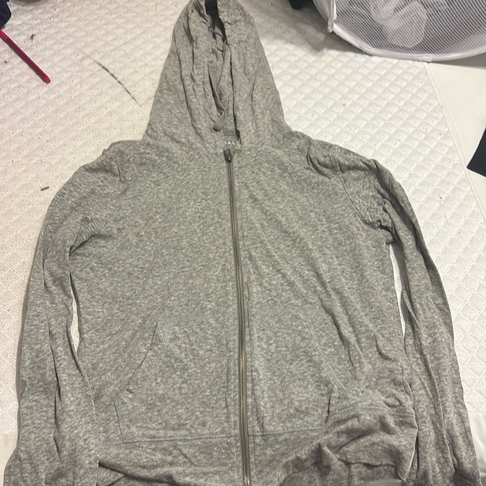 Grey Aeropostale Zip Up Sweater